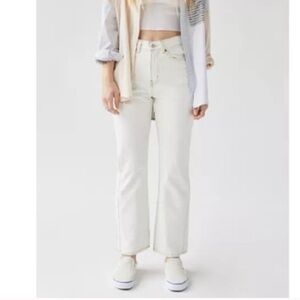 BDG Milk White Jeans PAX high waist straight leg size 27 waist 32 length